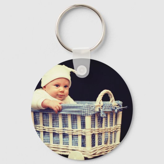 Upload de foto van uw Kind Sleutelhanger (Voorkant)