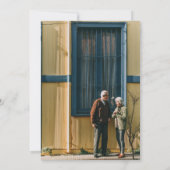 Upload de foto van uw Valentijns met aangepaste be Bedankkaart (Achterkant)