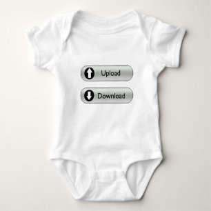 Upload Download leuke baby onsie Romper