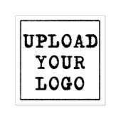 Upload een bedrijfslogo op maat vierkant zelfinktende stempel (Design)
