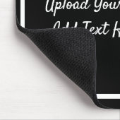 Upload een Foto en voeg een Persoonlijk Bericht va Muismat (Hoek)