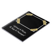 Upload een Foto en voeg een Persoonlijk Bericht va Notitieboek (Linkerzijde)