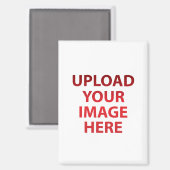 Upload een foto van je geliefde magneet (Voorkant / Achterkant)