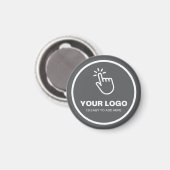 Upload eenvoudig uw Logo Custom Low Minimums Grey Magneet (Voorkant / Achterkant)