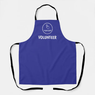 Upload eenvoudig uw Logo Custom Volunteer Blue Schort