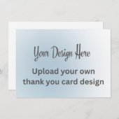 Upload Eigen Ontwerp Custom Bedankkaart (Voorkant / Achterkant)