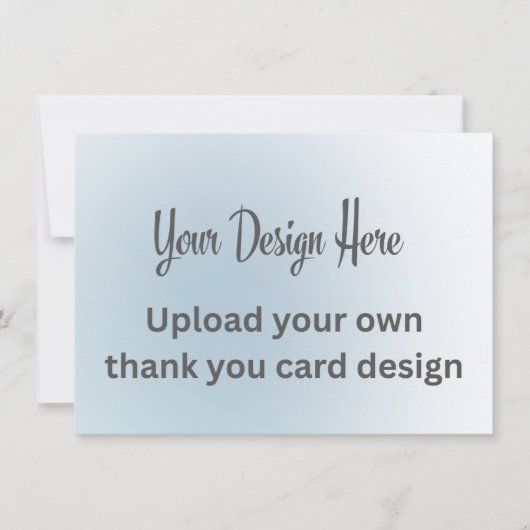 Upload Eigen Ontwerp Custom Bedankkaart (Voorkant)