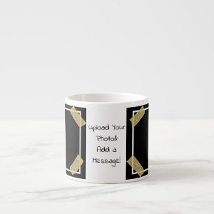 Upload en voeg 2 Foto's toe met persoonlijk aangep Espresso Kop