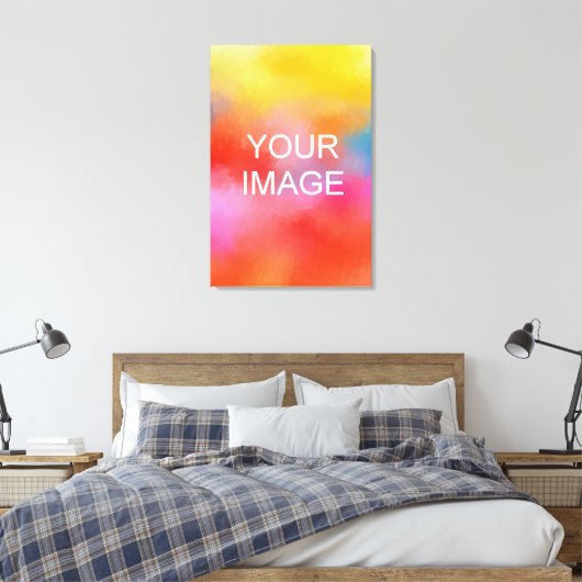 Upload foto Afbeelding Afbeelding Logo Stretched L Canvas Afdruk (Insitu (Slaapkamer))