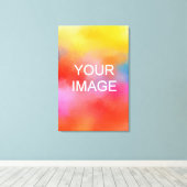 Upload foto Afbeelding Afbeelding Logo Stretched L Canvas Afdruk (Insitu (Houten vloer))