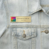 Upload Foto Afbeelding Hier Elegant Gold Kijk Sjab Naamplaatje (In situ)