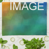 Upload foto Afbeelding Logo Sjabloon Modern Elegan Theedoek (Gevouwen)