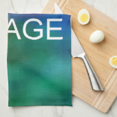 Upload foto Afbeelding Logo Sjabloon Modern Elegan Theedoek (Quarter Fold)