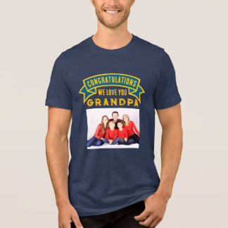 Upload foto - beste opa Tri-Blend shirt