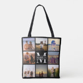 Upload foto en naam canvas tas (Achterkant)