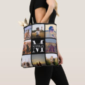 Upload foto en naam canvas tas (Dichtbij)