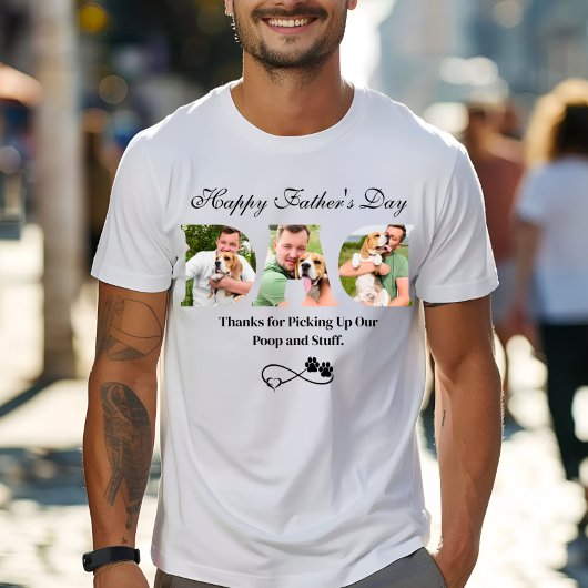 Upload foto Happy Vaderdag Funny Dog Owner T-shirt