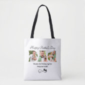 Upload foto Happy Vaderdag Funny Dog Owner Tote Bag (Voorkant)