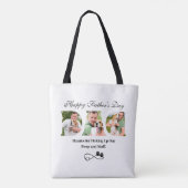 Upload foto Happy Vaderdag Funny Dog Owner Tote Bag (Achterkant)