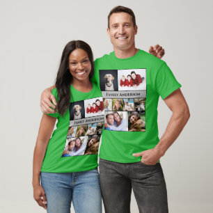 Upload foto met dark base T-shirt