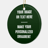 Upload foto voor Kerst Ornament Keramiek (Links)