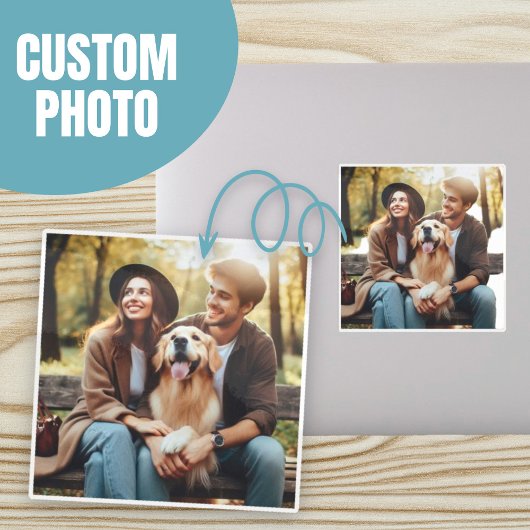Upload Gepersonaliseerd familie Pet Foto Sticker
