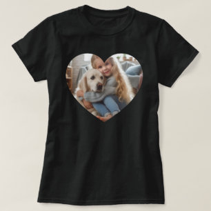 Upload Gepersonaliseerd Fotocadeau Kind Hond Huisd T-shirt