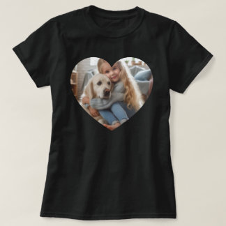 Upload Gepersonaliseerd Fotocadeau Kind Hond Huisd T-shirt