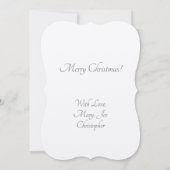 Upload het Afbeelding van de Familie in een Vorm v Kaart (Achterkant)