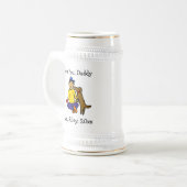 Upload het kunstwerk van uw kind | SCHATTIGEE VADE Bierpul (Voorkant links)