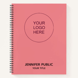 Upload hier de Tekst Bedrijfs van de Logo Notitieboek