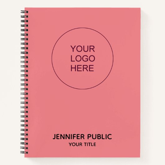 Upload hier de Tekst Bedrijfs van de Logo Notitieboek (Voorkant)