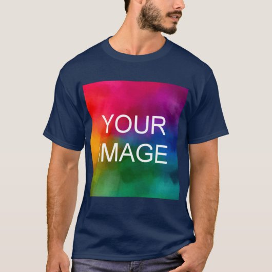 Upload hier Elegant Eigen Logo of Foto Jouw tekst T-shirt (Voorkant)