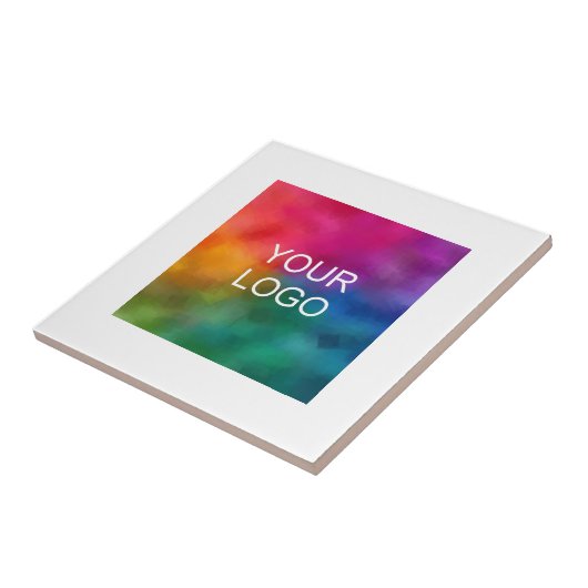 Upload hier uw eigen Logo van uw bedrijf Tegeltje (Zijkant)