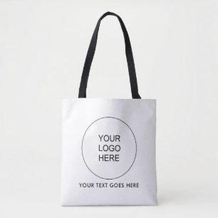 Upload hier uw eigen tekst van de Logo Dubbelzijdi Tote Bag