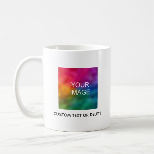 Upload hier uw foto Maak uw eigen Koffiemok (Links)