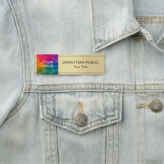 Upload hier uw foto of zakelijke Logo Sjabloon Naamplaatje (In situ)