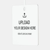 Upload hier uw ontwerp metalen ornament (Voorkant links)