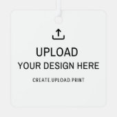 Upload hier uw ontwerp metalen ornament (Achterkant)