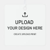 Upload hier uw ontwerp metalen ornament (Voorkant)