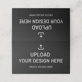 Upload hier uw ontwerp plaatskaartje (Buitenkant ongevouwen)