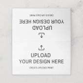 Upload hier uw ontwerp plaatskaartje (Buitenkant ongevouwen)