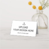 Upload hier uw ontwerp plaatskaartje (Voorkant)