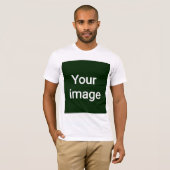 Upload Je Aangepaste Afbeelding – Persoonlijke Gra T-shirt (Voorkant volledig)