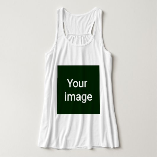 Upload Je Aangepaste Afbeelding – Persoonlijke Gra Tanktop (Design voorkant)