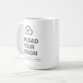 Upload je afbeelding koffiemok (Voorkant links)