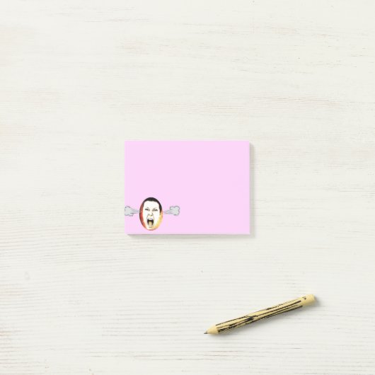 Upload je boze foto post-it® notes (Op bureau)