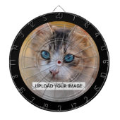 Upload je Cute Cat Photo Dartbord (Voorkant)