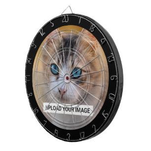 Upload je Cute Cat Photo Dartbord