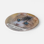 Upload je Cute Cat Photo Papieren Bordje (Gekanteld)